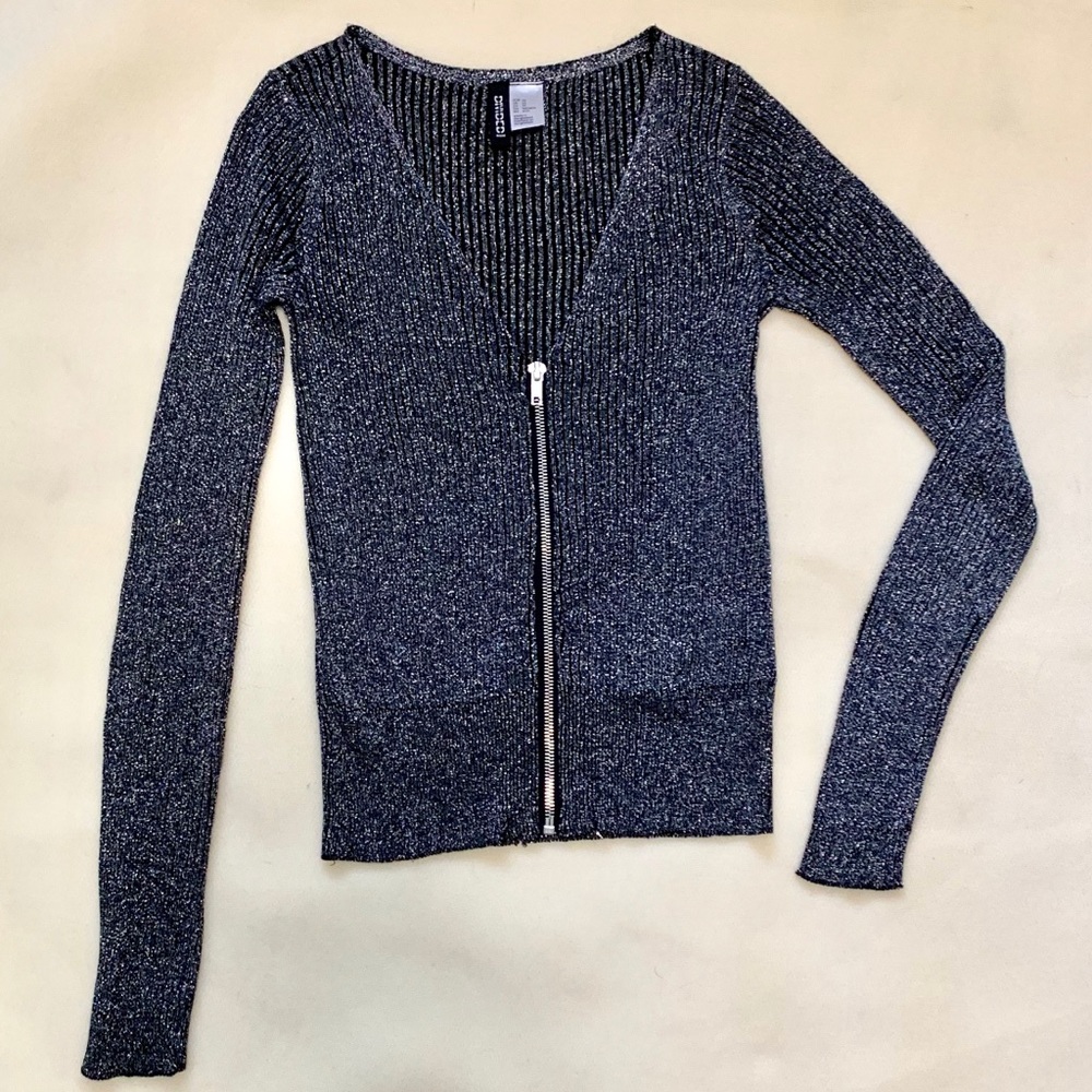 Divided by H&M Ribbed Sparkly Ribbed Top - Picture 2 of 7